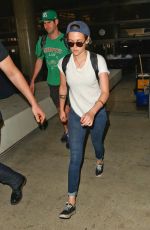 KRISTEN STEWART Arrives Back at LAX from Japan