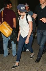KRISTEN STEWART Arrives Back at LAX from Japan