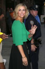 KRISTEN WIIG Arrives at Late Show with David Letterman in New York