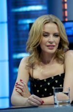 KYLIE MINOGUE at El Hormiguero Show in Madrid