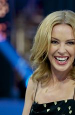 KYLIE MINOGUE at El Hormiguero Show in Madrid