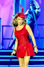 KYLIE MINOGUE Performs at Echo Arena in Liverpool