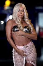 LADY GAGA Arrives at International Airport in Athens