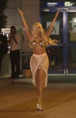LADY GAGA Arrives at International Airport in Athens
