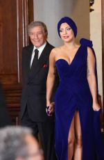 LADY GAGA at Cheek to Cheek Press Conference in Brussels