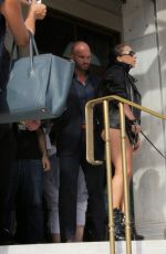 LADY GAGA Leaves Her Hotel in Athens