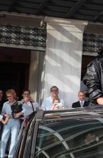 LADY GAGA Leaves Her Hotel in Athens