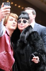 LADY GAGA Leaves Her Hotel in Sydney