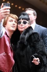 LADY GAGA Leaves Her Hotel in Sydney