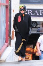 LADY GAGA Out Shopping in Istanbul