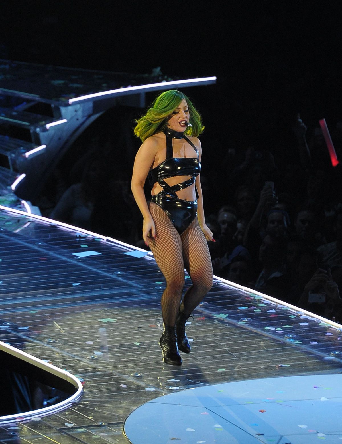 LADY GAGA Performs at Artrave the