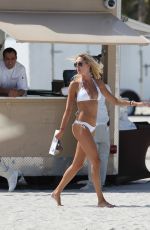 LAUREN STONER in Bikini at a Beach in Miami