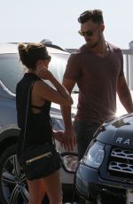 LEA MICHELE and Matthew Paetz Out amd About in Malibu