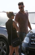 LEA MICHELE and Matthew Paetz Out amd About in Malibu