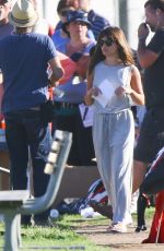 LEA MICHELE on the Set of Glee in Los Angeles 2209