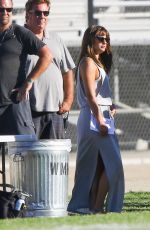 LEA MICHELE on the Set of Glee in Los Angeles 2209