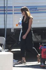 LEA MICHELE on the Set of Glee in Los Angeles 2409