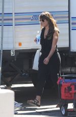 LEA MICHELE on the Set of Glee in Los Angeles 2409