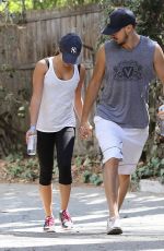 LEA MICHELE Out Hiking in Studio City