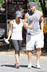 LEA MICHELE Out Hiking in Studio City