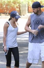 LEA MICHELE Out Hiking in Studio City