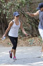 LEA MICHELE Out Hiking in Studio City