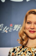 LEA SEYDOUX at Beauty and the Beast Press Conference in Tokyo