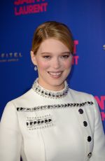 LEA SEYDOUX at Saint Laurent Premiere in Paris