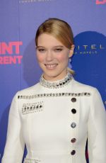 LEA SEYDOUX at Saint Laurent Premiere in Paris