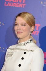 LEA SEYDOUX at Saint Laurent Premiere in Paris