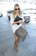 LEANN RIMES in Shorts Arrives at LAX Airport