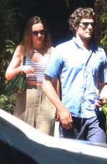 LEIGHTON MEESTER and Adam Brody Out and About in New York