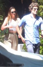 LEIGHTON MEESTER and Adam Brody Out and About in New York