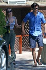 LEIGHTON MEESTER and Adam Brody Out and About in New York