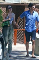 LEIGHTON MEESTER and Adam Brody Out and About in New York