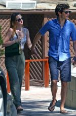 LEIGHTON MEESTER and Adam Brody Out and About in New York