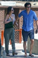 LEIGHTON MEESTER and Adam Brody Out and About in New York
