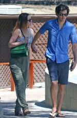 LEIGHTON MEESTER and Adam Brody Out and About in New York