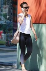 LILY COLLINS Heading to a Gym in Los Angeles 0909