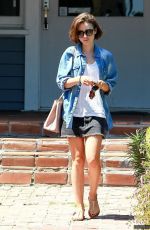 LILY COLLINS Out and About in West Hollywood 0509