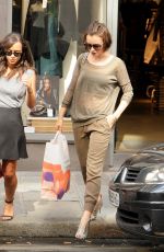 LILY COLLINS Out Shopping in Paris