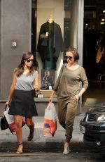 LILY COLLINS Out Shopping in Paris