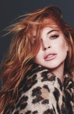 LINDSAY LOHAN in Wonderland Magazine, September/October 2014 Issue