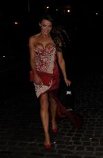 LIZZIE CUNDY Leaves Chiltern Firehouse in London