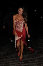 LIZZIE CUNDY Leaves Chiltern Firehouse in London