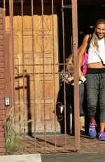 LOLO JONES leaves DWTS Rehearsal Studio in Los Angeles