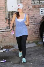LUCY HALE in Tights Leaves a Gym in Los Angeles 2609