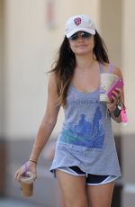 LUCY HALE Leaves a Coffee Bean and Tea Leaf in Los Angeles