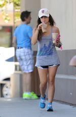 LUCY HALE Leaves a Coffee Bean and Tea Leaf in Los Angeles
