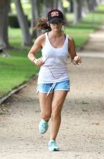 LUCY HALE Out Jogging in Los Angeles